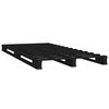 vidaXL Cadre de lit sans matelas noir 75x190 cm bois de pin massif