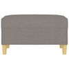 vidaXL Repose-pied Taupe 70x55x41 cm Tissu