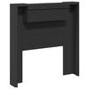 vidaXL T&ecirc;te de lit Noir 100 x 16,5 x 103,5 cm Bois d'ing&eacute;nierie