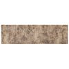 vidaXL Tapis de Cuisine B&eacute;ton brun 150 x 45 cm 100% Polyamide Lavable