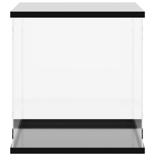 vidaXL Bo&icirc;te de pr&eacute;sentation transparente 56 x 36 x 37 cm Acrylique