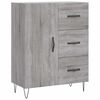 vidaXL Buffet sonoma gris 69,5x34x90 cm bois d'ing&eacute;nierie