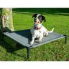 dobar Salon d'ext&eacute;rieur pour chiens avec parasol anthracite
