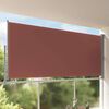 vidaXL Auvent latéral rétractable de patio 160x300 cm Marron