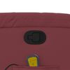 vidaXL Fauteuil de massage inclinable Rouge bordeaux Similicuir