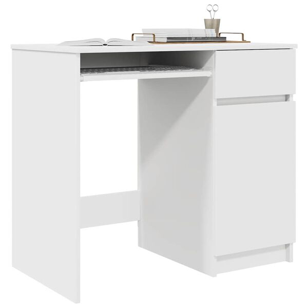 vidaXL Bureau banc 86x49x76 cm bois d'ing&eacute;nierie