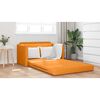 vidaXL Canap&eacute;-Lit 110cm Jaune fonc&eacute; tissu