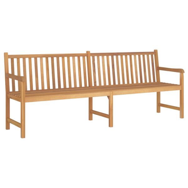 vidaXL Banc de jardin 228 cm bois de teck solide