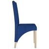 vidaXL Chaises &agrave; manger lot de 6 bleu tissu