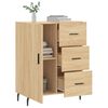 vidaXL Buffet ch&ecirc;ne sonoma 69,5x34x90 cm bois d'ing&eacute;nierie