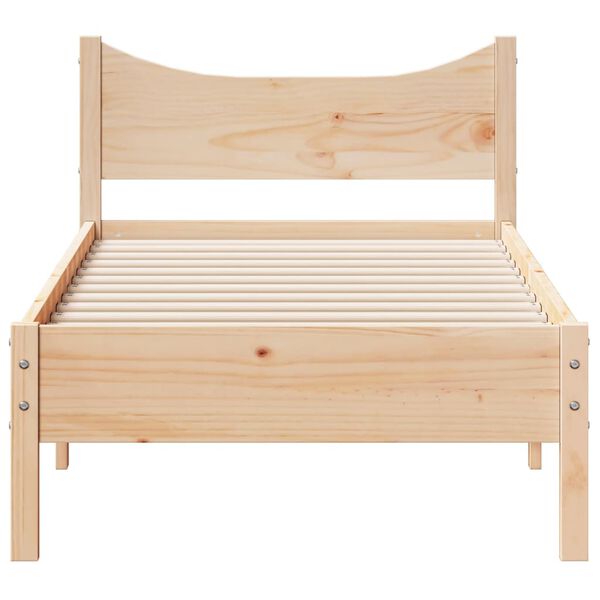vidaXL Cadre de lit sans matelas 90x200 cm bois de pin massif