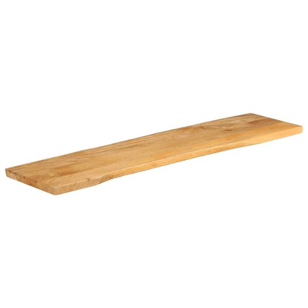 vidaXL Dessus de table 180x40x3,8 cm bord vivant bois massif manguier