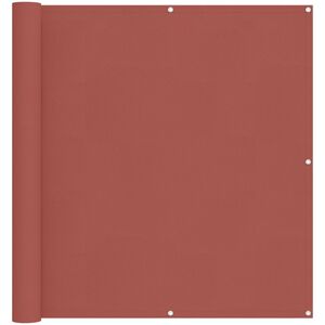 vidaXL &Eacute;cran de balcon Terre cuite 110 x 1000 cm Tissu Oxford