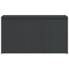 vidaXL Coffre de rangement Gris brillant 84x42x46 cm Bois d'ing&eacute;nierie