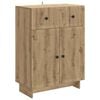 vidaXL Buffet Ch&ecirc;ne artisanal 66 x 34,5 x 90 cm Bois d'ing&eacute;nierie