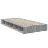 vidaXL Cadre de lit sans matelas sonoma gris 75x190 cm