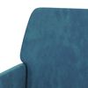 vidaXL Banc Bleu 108x79x79 cm Velours