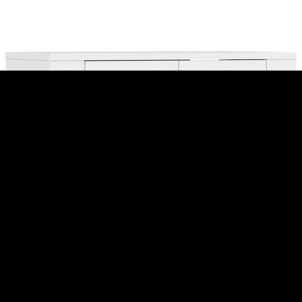 vidaXL Meubles TV muraux 2 pcs blanc 57x34,5x40 cm