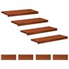 vidaXL Marches d'escalier 8 pi&egrave;ces 80 x 30 x 2 cm Marron