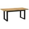 vidaXL Table &agrave; manger NOAIN pieds en forme de U 180x90x75cm massif pin