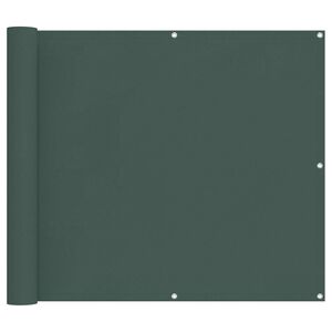 vidaXL &Eacute;cran de balcon Vert fonc&eacute; 100 x 1000 cm Tissu Oxford