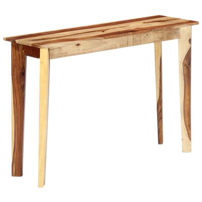 vidaXL Table console 110x35x76 cm Bois de Sesham solide