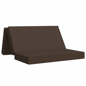 vidaXL Canap&eacute;-lit pliable 140 x 67 x 45 cm Taupe