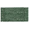 vidaXL &Eacute;cran de balcon avec feuilles vert fonc&eacute; 300x150 cm