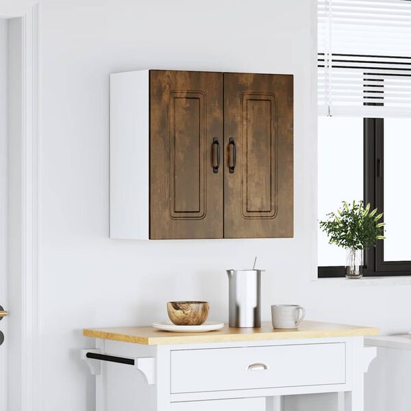 vidaXL Armoire murale de cuisine Kalmar chêne fumé bois d'ingénierie