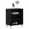 vidaXL Buffet Ch&ecirc;ne noir 57 x 35 x 70 cm Bois d'ing&eacute;nierie