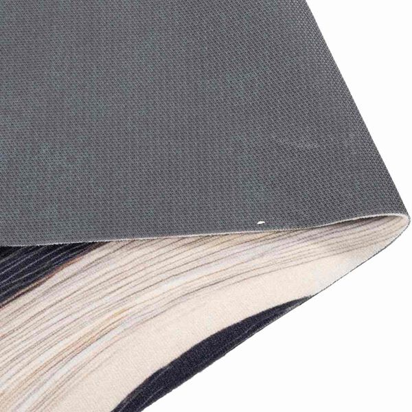 vidaXL Tapis de Cuisine Noir 180 x 60 cm Velours