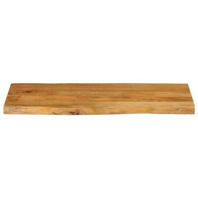 vidaXL Dessus de table 80x40x3,8 cm bord vivant bois massif manguier