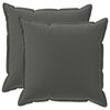 vidaXL Housse de coussin 2 pc HOUTEN Anthracite 55 x 55 cm Polyester
