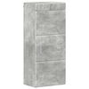 vidaXL Armoire murale de salle de bain avec &eacute;tag&egrave;re TULUM Gris b&eacute;ton