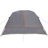 vidaXL Tente de cabine familiale 6 personnes gris orange imperm&eacute;able