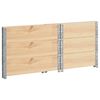 vidaXL Colliers de palette 3 pcs 60x80 cm Bois de pin solide