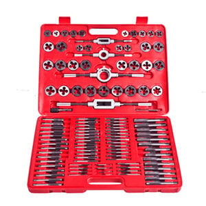 vidaXL Ensemble de tarauds et fili&egrave;res 111 pcs