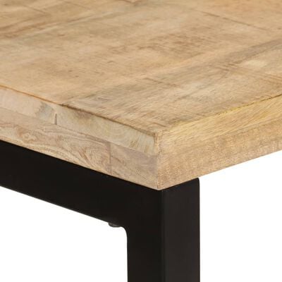 vidaXL Table à dîner 110x50x76 cm Bois de manguier massif