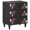 vidaXL Table de chevet avec tiroir Multicolore 50 x 33 x 60 cm
