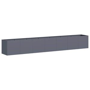 vidaXL Jardini&egrave;re anthracite 280x40x40 cm acier lamin&eacute; &agrave; froid