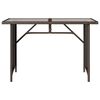 vidaXL Ensemble &agrave; manger de jardin avec coussins 2 pcs marron rotin
