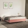 vidaXL Cadre de lit sans matelas rose 160x200 cm velours