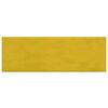 vidaXL T&ecirc;te de lit murale 12 pc Jaune Velours