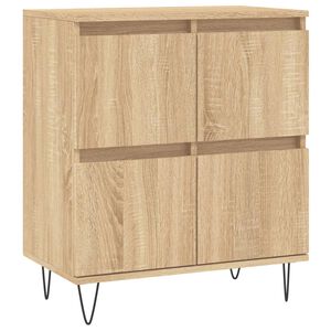 vidaXL Buffet Ch&ecirc;ne sonoma 60x35x70 cm Bois d'ing&eacute;nierie