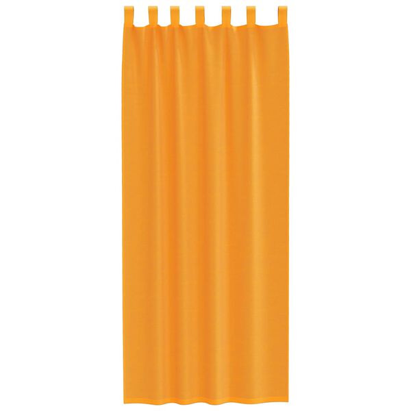vidaXL Rideaux en voile avec boucles 2 pcs orange 140x260 cm