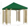 vidaXL Belv&eacute;d&egrave;re 3x3 m Vert