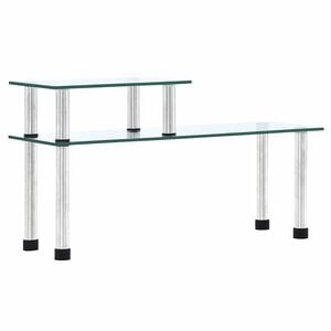 vidaXL &Eacute;tag&egrave;re de cuisine Transparent 45x16x26 cm Verre tremp&eacute;