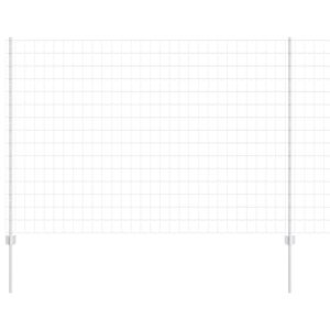 vidaXL Cl&ocirc;ture Euro avec poteau 10 x 1,5 m Acier galvanis&eacute; Argent&eacute;