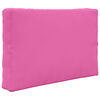 vidaXL Coussin de canap&eacute; d'ext&eacute;rieur 3 pcs Rose Polyester