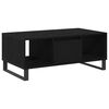 vidaXL Table basse Ch&ecirc;ne noir 90 x 50 x 36.5 cm Bois d'ing&eacute;nierie
